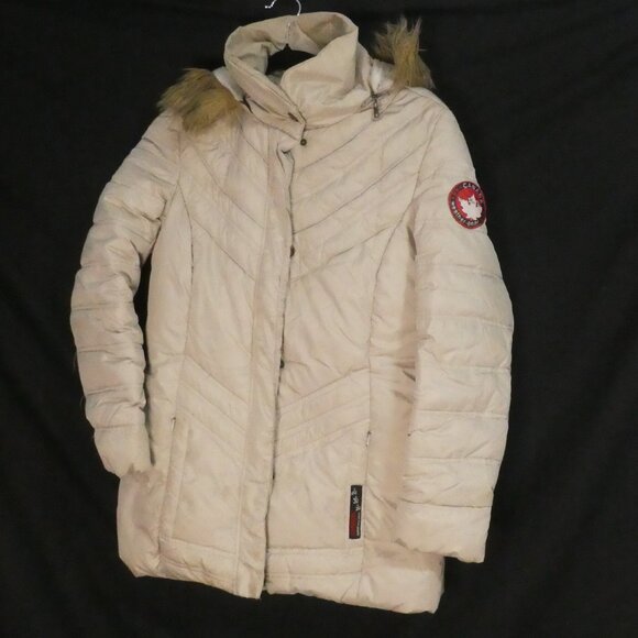 CANADA WEATHER GEAR - Super Triple Goose | medium | Hooded Quilted Zip-Up Parka - Picture 1 of 16